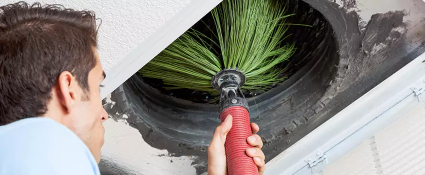Clogged Air Duct Cleaning Process in Ridgeway, ON