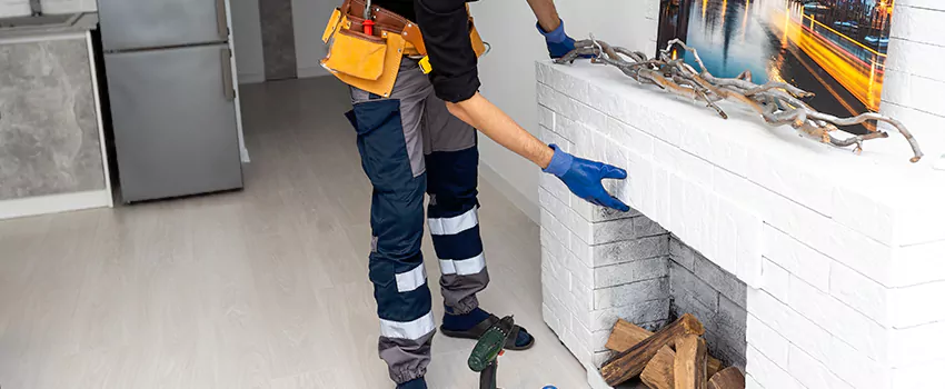 Outdoor Fireplace Restoration in Ridgeway, Ontario