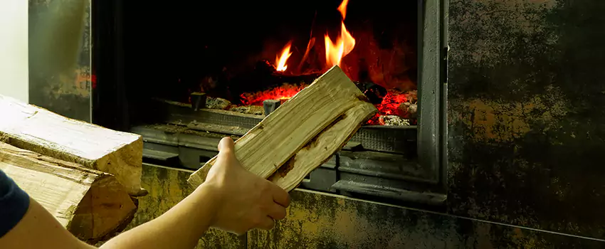 Wood Stove Heat Resistant Wall Repair in Ridgeway, Ontario