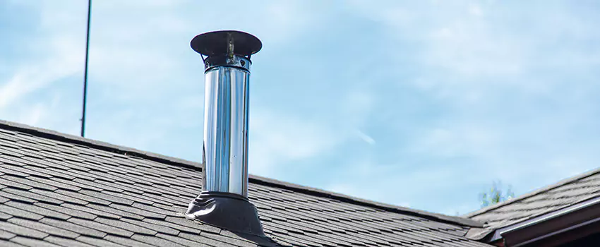 Outdoor Metal Chimney Installation in Ridgeway, Ontario