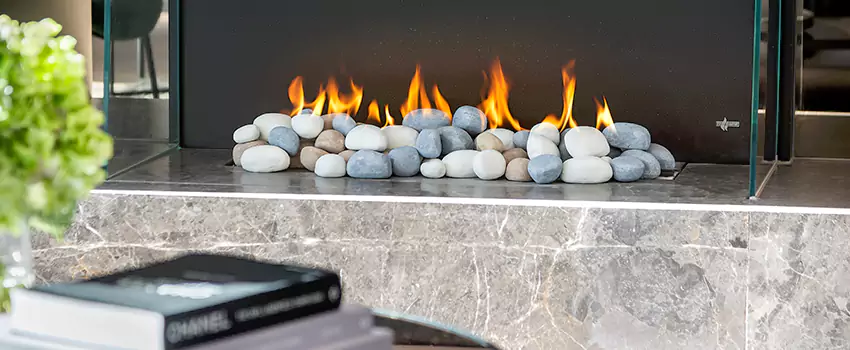 Double-Height Fireplace Design Refurbishment in Ridgeway, Ontario