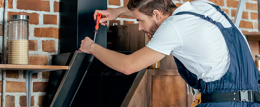 Old Rusted Metal Fireplace Repair And Replacement in Ridgeway, ON