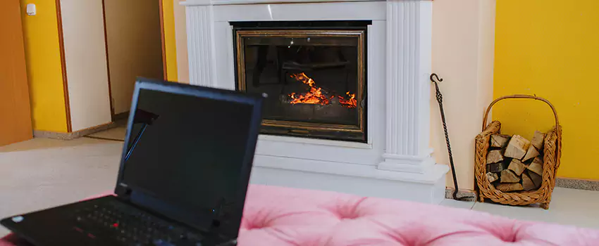 Valor Outdoor Gas Fireplace in Ridgeway, Ontario